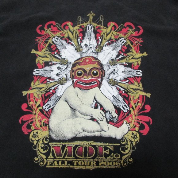 Moe Fall Tour 2006 T-Shirt Men's Size Large Black - Picture 2 of 8